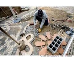 Reforma de calçadas calceteiro pedra portuguesa Rio de janeiro RJ