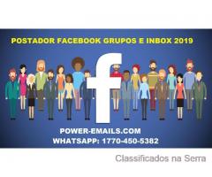 POSTADOR EM MASSA FACEBOOK GRUPOS E INBOX 2019