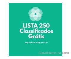 Lista com sites de classificados grátis mais de 250 sites